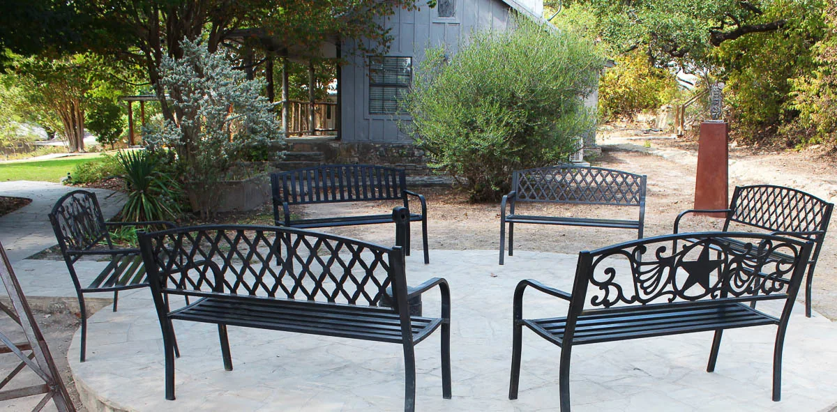 Outdoor seating area